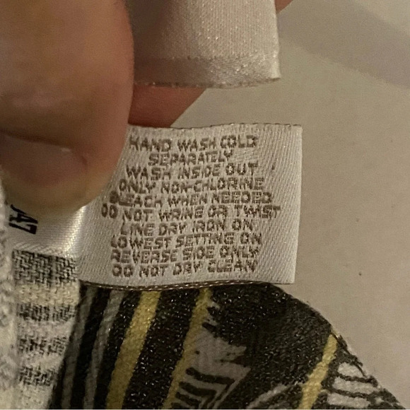 Chico’s Shimmer Heidi Geometric Print Linen Blend Cardigan Jacket Size 1 Medium - Picture 2 of 8